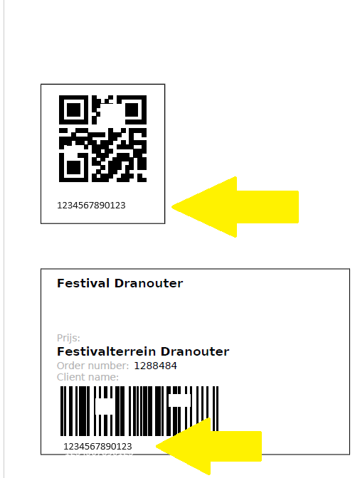 Preview ticketnummer